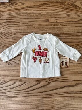 Wrangler Baby "Howdy" White Long-Sleeve Tee